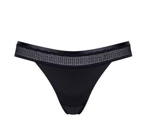 Microfibre tanga [Black] Bottoms Sloggi 8 