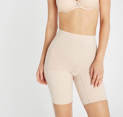 Low back and front bodysuit [Beige]