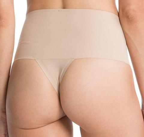  VRRTOE Shapewear Tummy Control Thong for Women, Beige Seamless  Shaping Thong Panties (L) : Clothing, Shoes & Jewelry