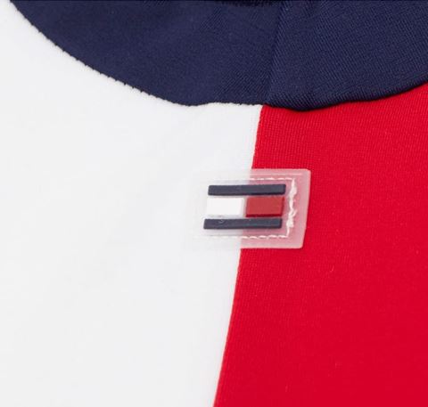 Iconic flag scoop low back one piece [Multi] Swim Tommy Hilfiger 