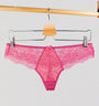 Lace seam-free thong [Berry Pink] Bottoms Panache 