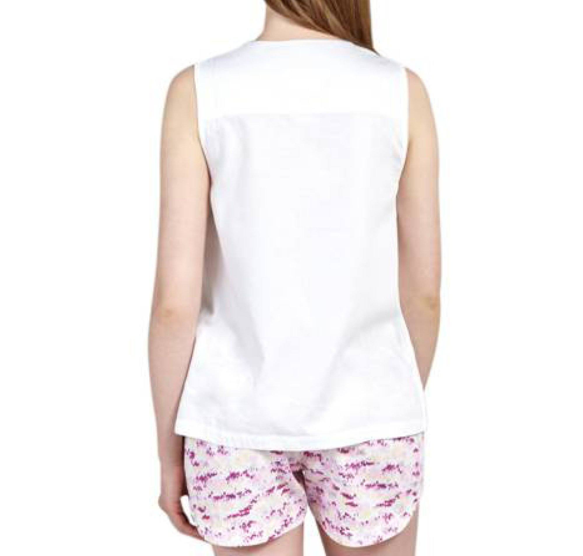Cotton cross front night top [White] Sleep Yawn 