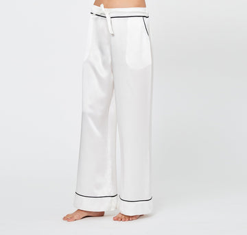 Silk pyjama trousers [Ivory] Sleep Hesper Fox extra-small 