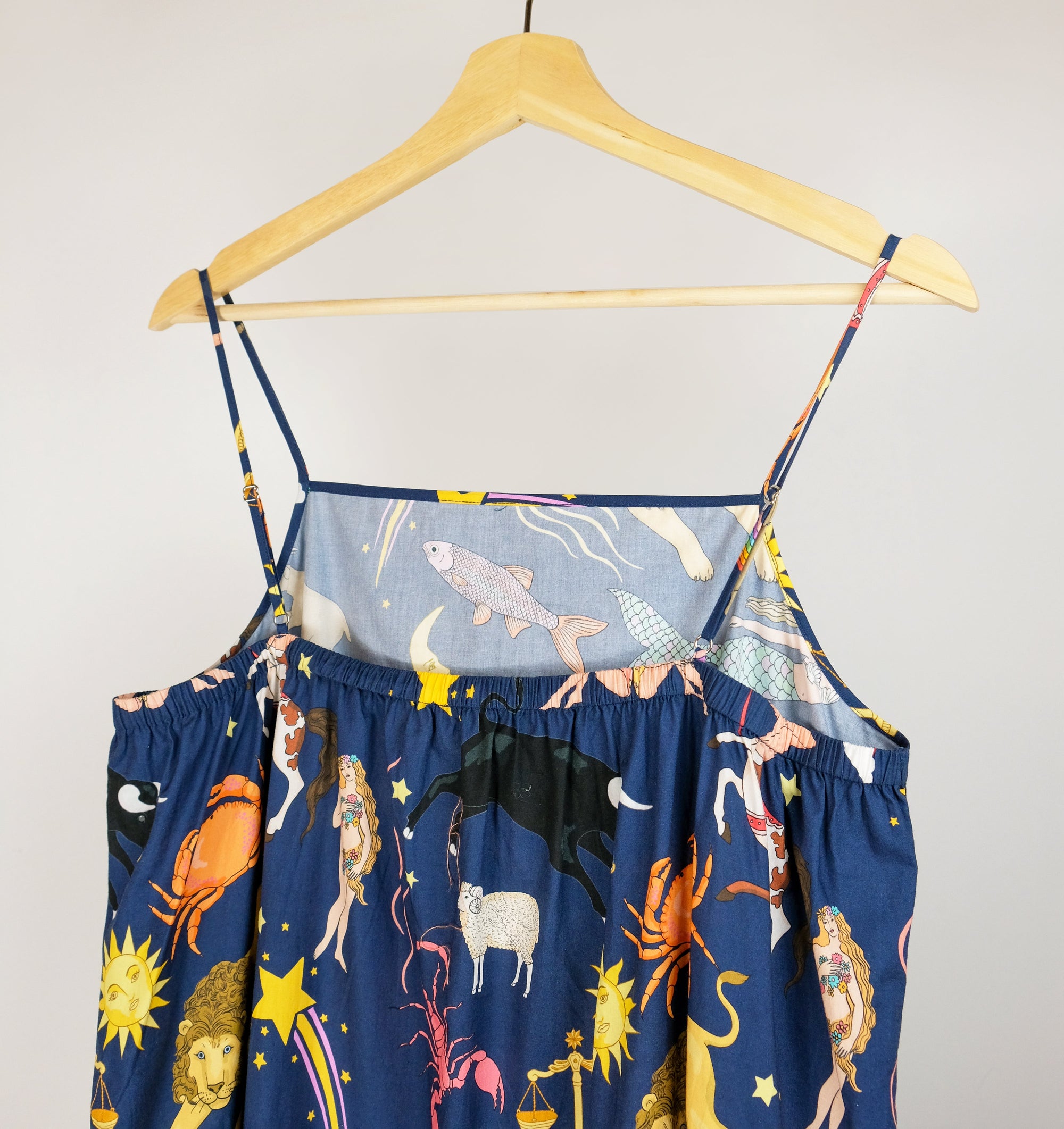 Constellations cotton slip dress Sleep Karen Mabon 