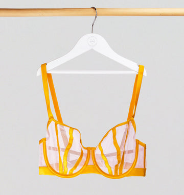 Satin contour balconette [Blush & Saffron] Bras The Pantry Underwear 