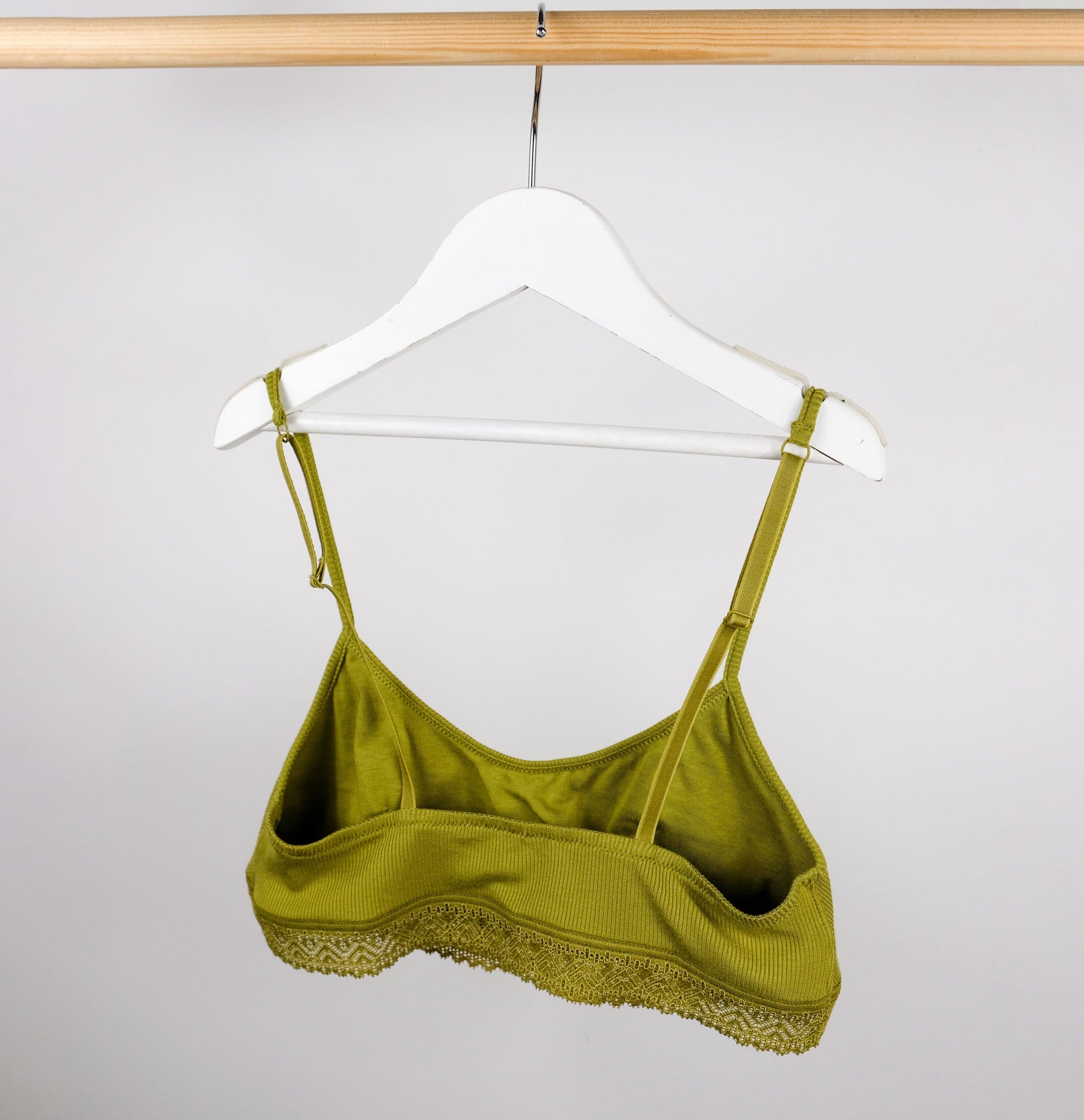 Ribbed modal bandeau crop [Mangrove] Bras Simone 