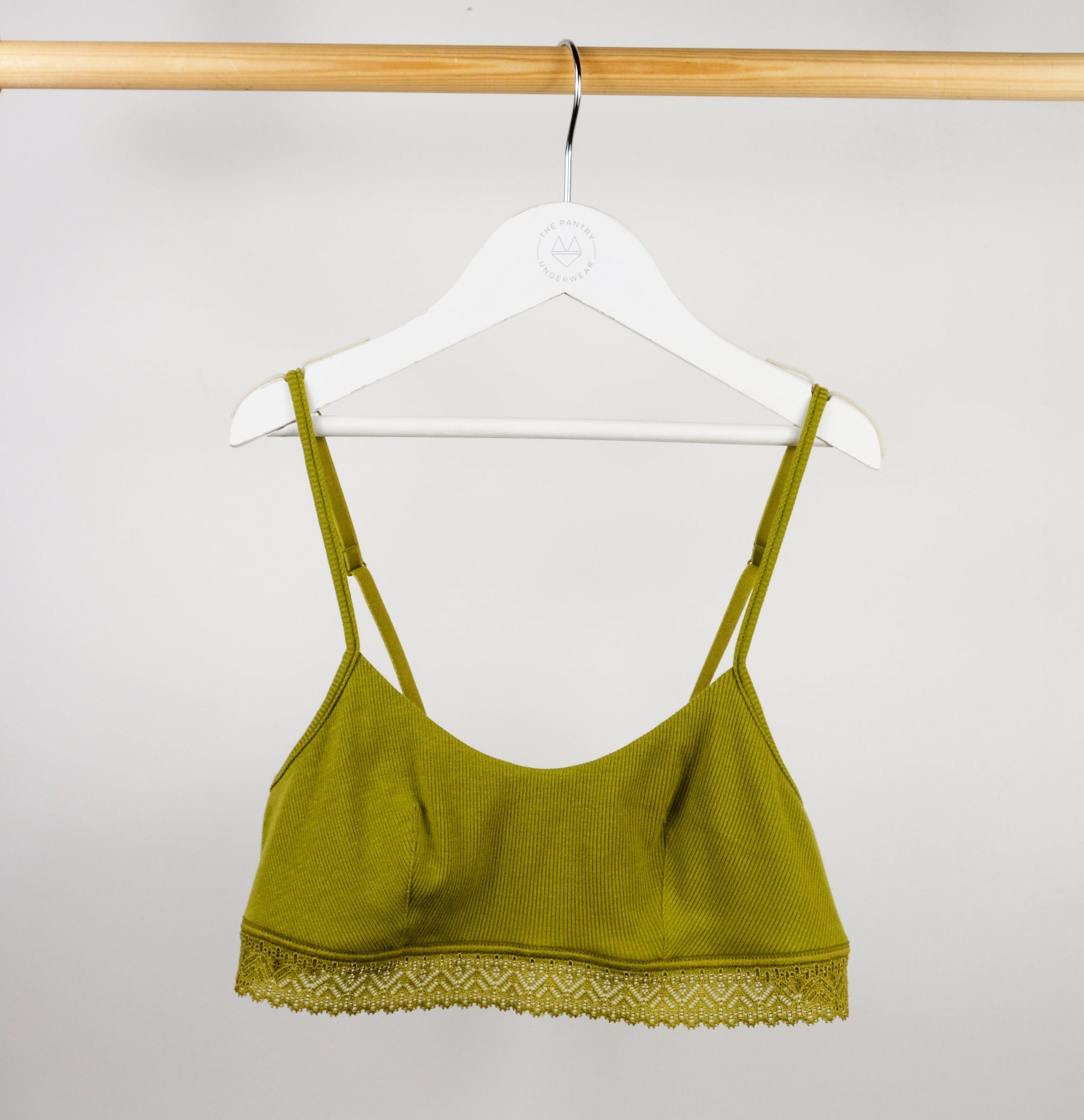 Ribbed modal bandeau crop [Mangrove] Bras Simone 