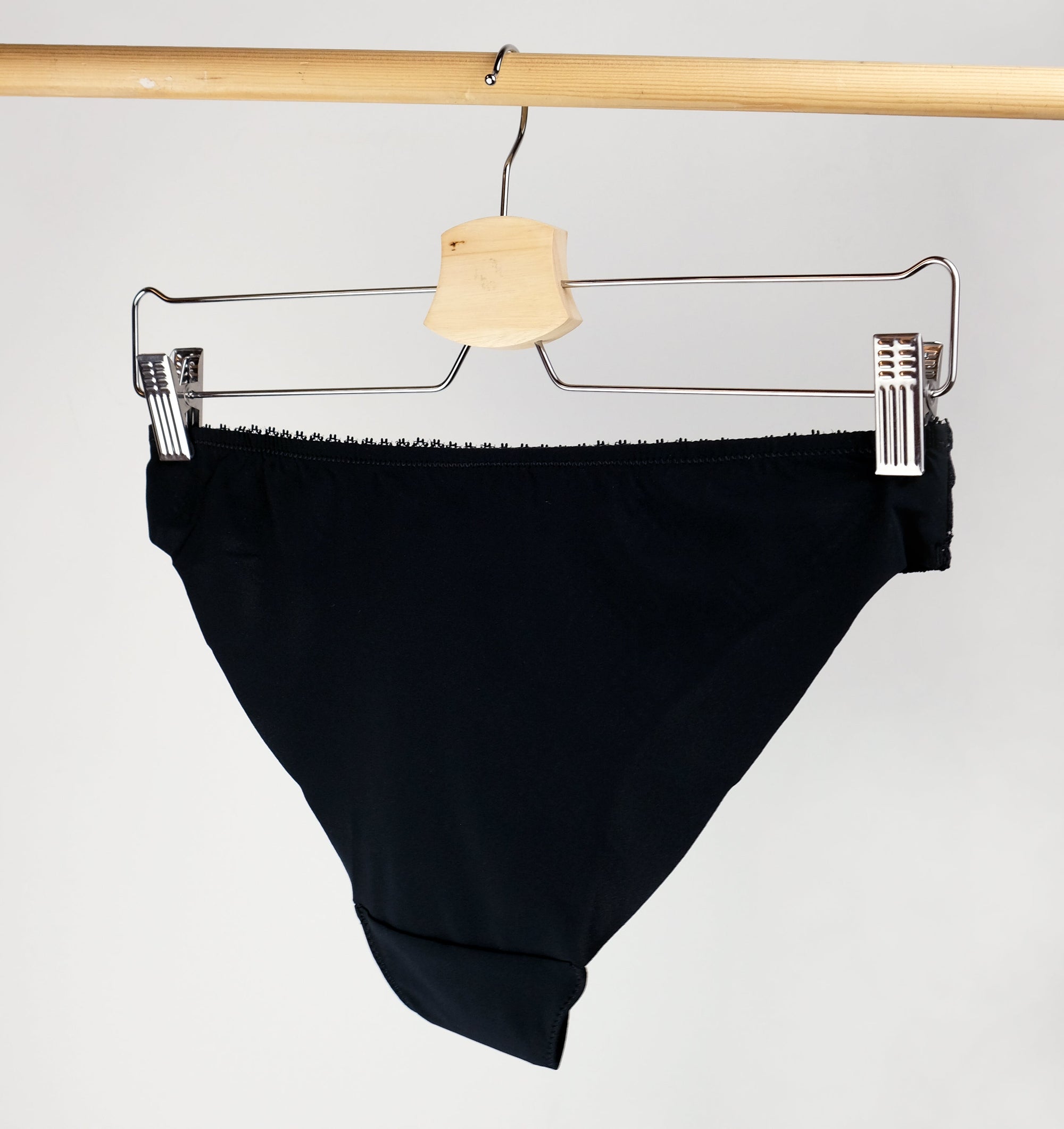 Plaid mesh brief [Black] Bottoms Simone 