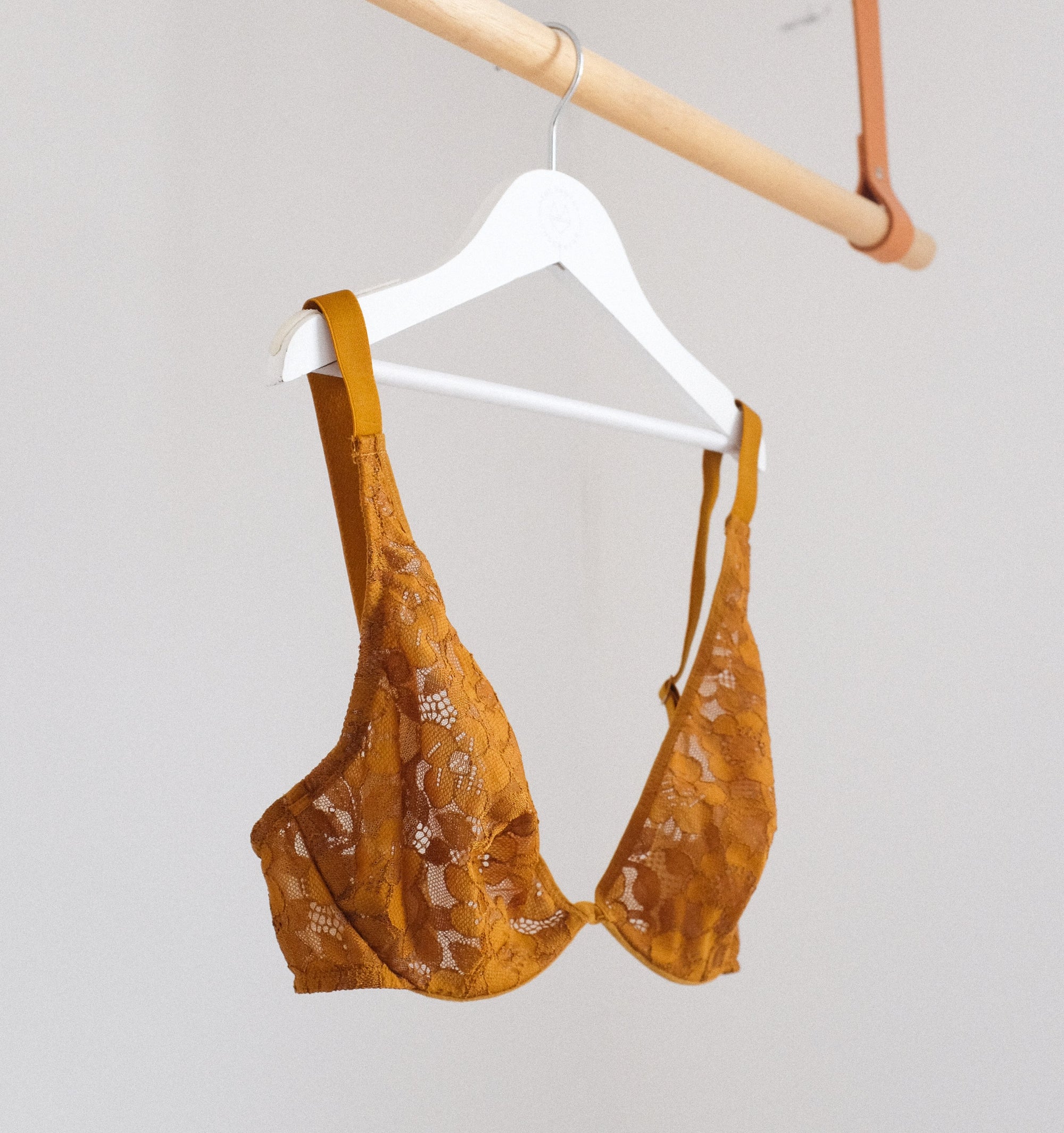 Petal lace high apex underwired bra [Honey] Bras Simone 