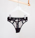 Satin contour thong [Red Fleck] Bottoms Implicite extra-small 