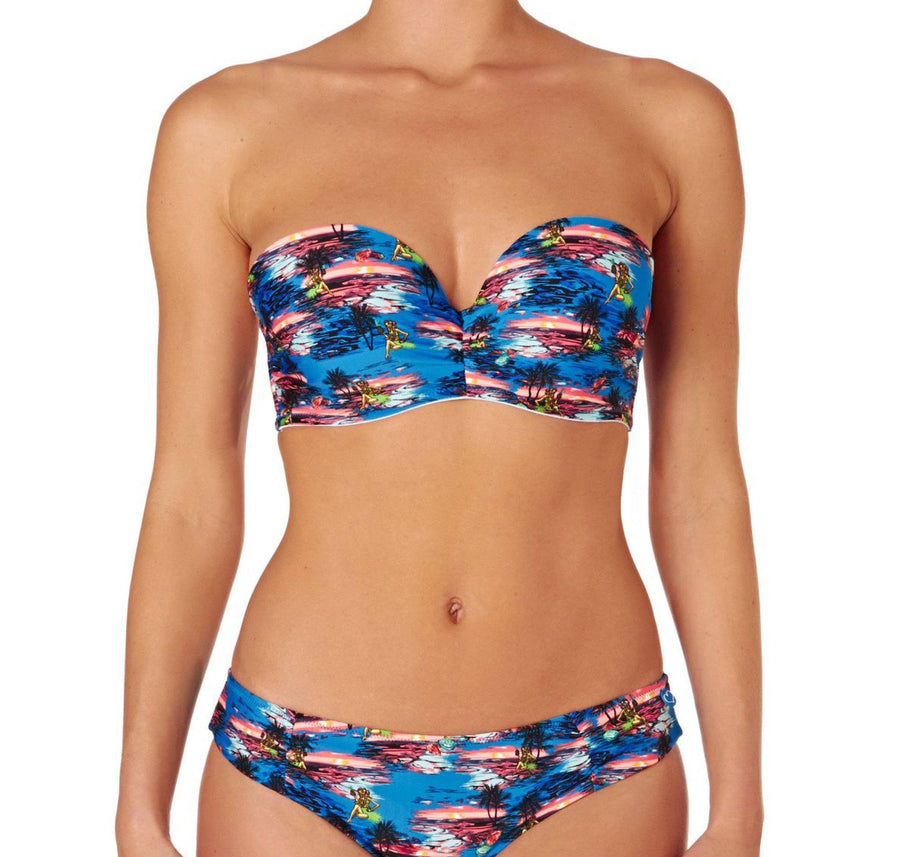 Hawaii bandeau bikini top [Bra-sized] Swim Lepel 