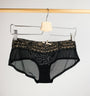 Black and cream lace shorty Bottoms Panache 