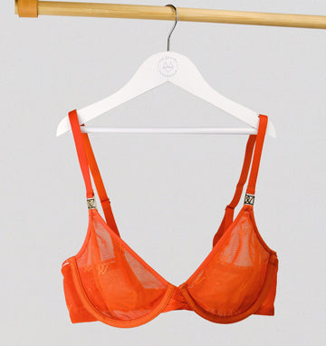 Satin contour balconette [Blush & Saffron] – The Pantry Underwear