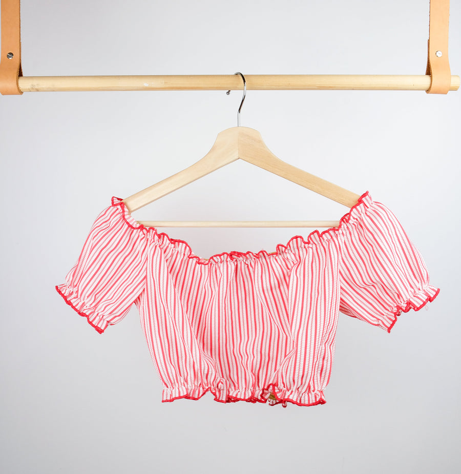 Cold shoulder bikini top [Red Candy] Swim Lilliput & Felix 