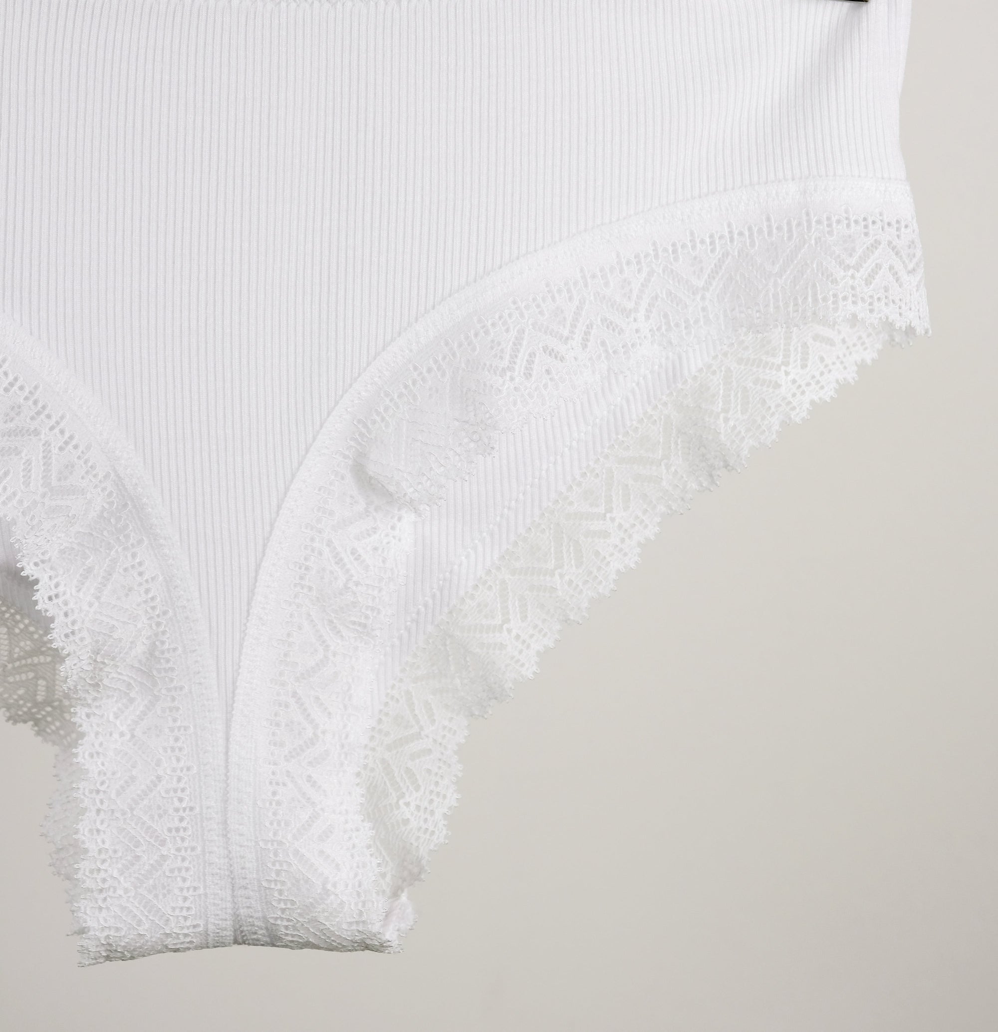 Ribbed modal shorty [Chalk] Bottoms Simone 