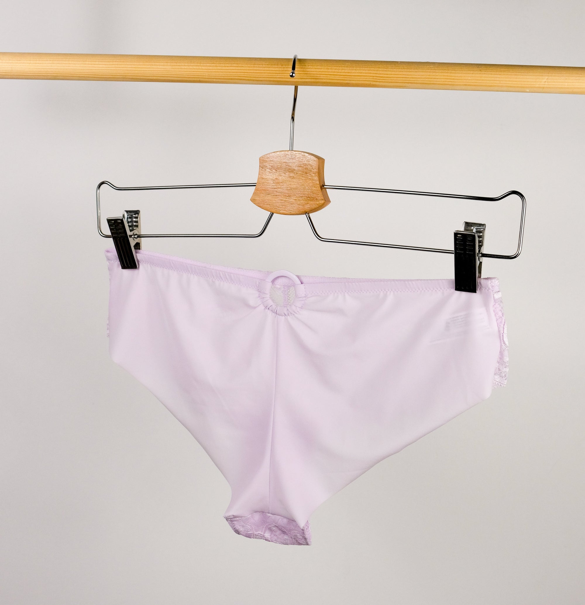 Patterned lace shorty [Lilac] Bottoms Simone 