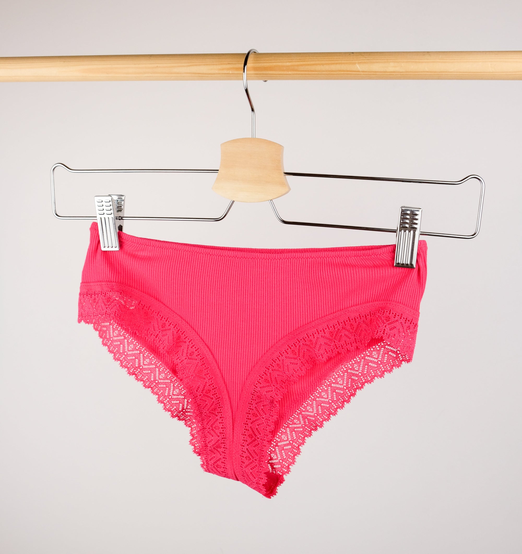 Ribbed modal &amp; cotton shorty [Fuchsia] Bottoms Simone 