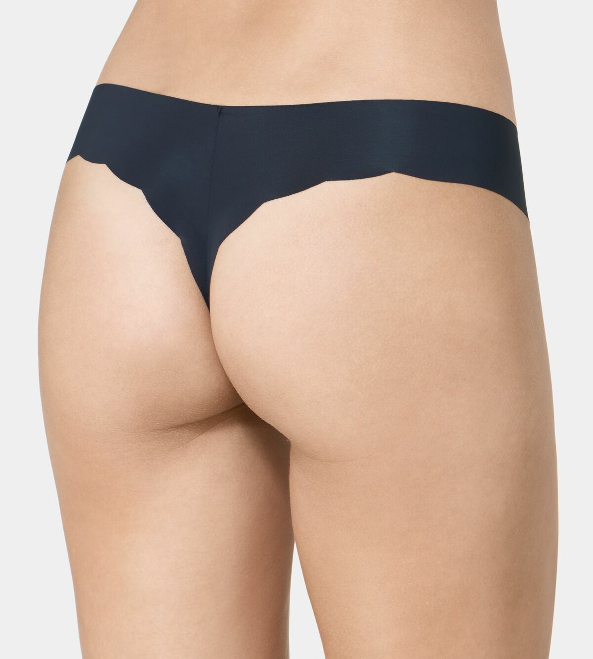Soft ZERO microfibre invisible thong [Black] Bottoms Sloggi 