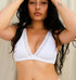 Ribbed modal & cotton structured triangle [Chalk] Bras Simone 