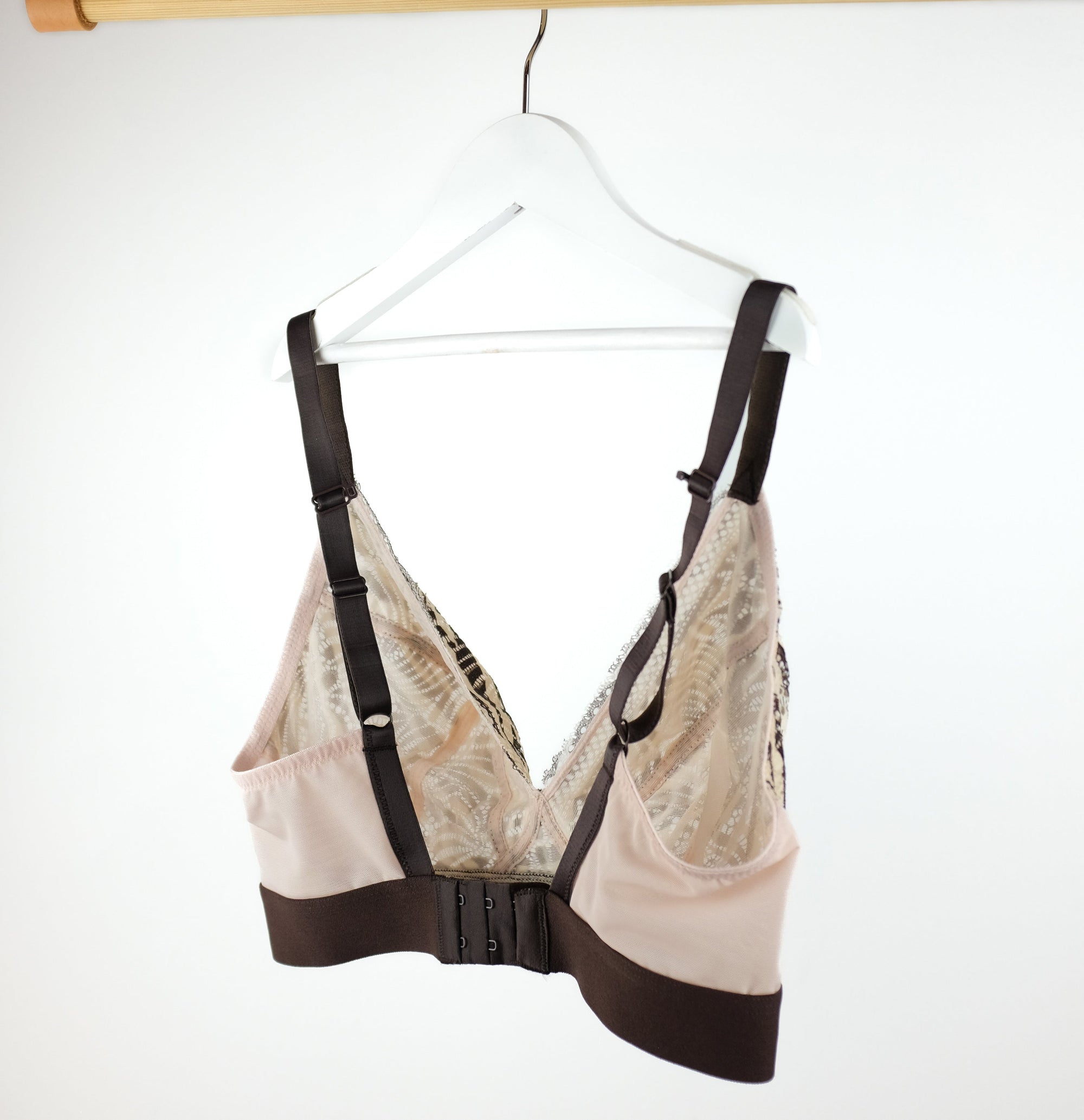 D+ graphic lace triangle [Zebra] Bras Panache 
