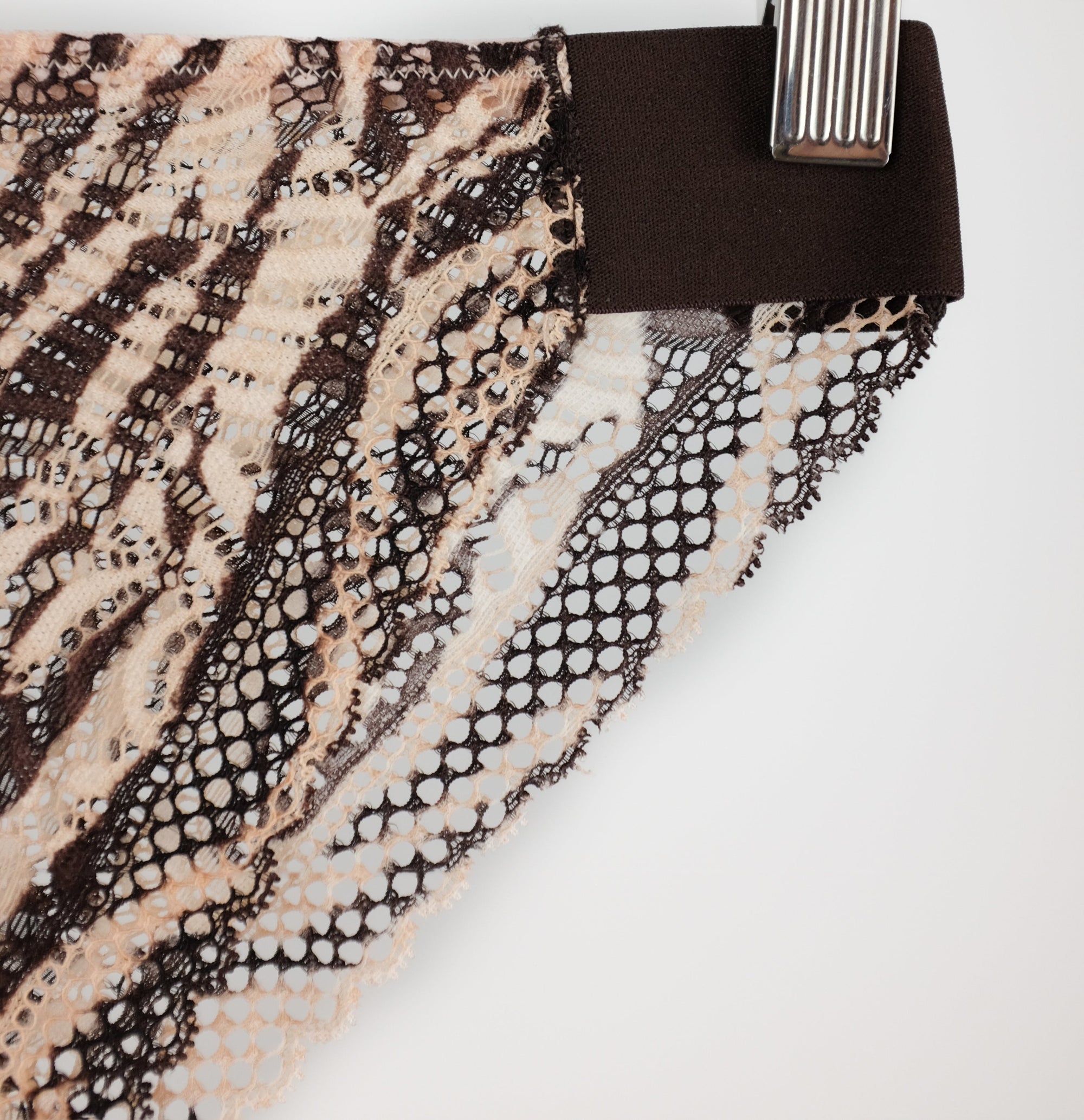 Graphic lace tanga [Zebra] Bottoms Panache 